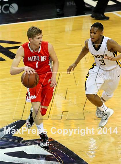 Thumbnail 1 in Bishop O'Dowd vs Mater Dei (CIF State Open Division Final) photogallery.