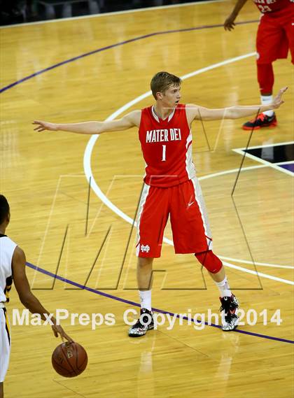 Thumbnail 3 in Bishop O'Dowd vs Mater Dei (CIF State Open Division Final) photogallery.