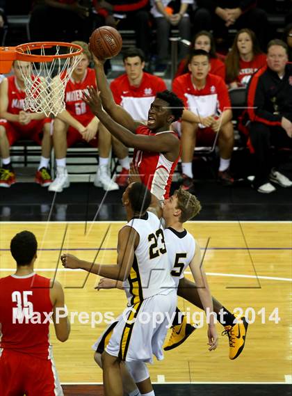 Thumbnail 2 in Bishop O'Dowd vs Mater Dei (CIF State Open Division Final) photogallery.