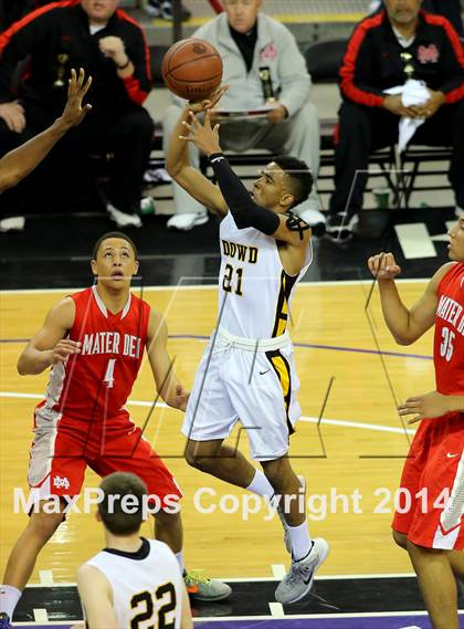 Thumbnail 1 in Bishop O'Dowd vs Mater Dei (CIF State Open Division Final) photogallery.