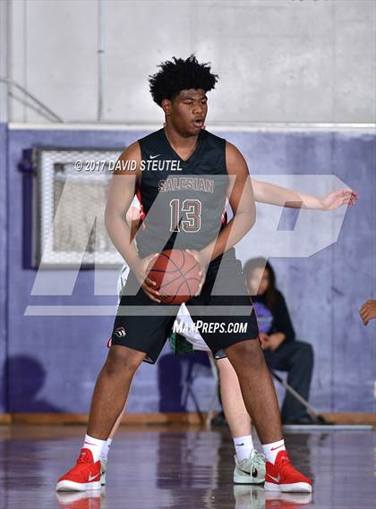 Thumbnail 2 in Salesian College Preparatory vs. Ponderosa (St. Hope Elite Classic) photogallery.