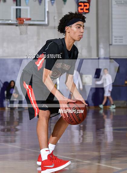 Thumbnail 1 in Salesian College Preparatory vs. Ponderosa (St. Hope Elite Classic) photogallery.