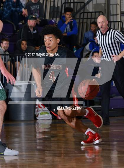 Thumbnail 3 in Salesian College Preparatory vs. Ponderosa (St. Hope Elite Classic) photogallery.