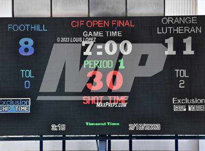 Thumbnail 1 in Foothill vs. Orange Lutheran (CIF SS Open DIV Championship) photogallery.