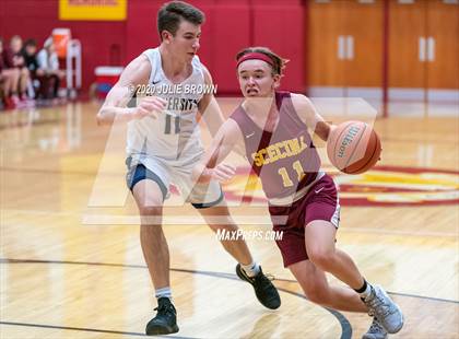 Thumbnail 1 in University Vs Scecina (IHSAA 2A Sectional 1st round) photogallery.