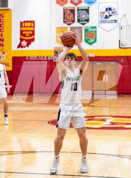 Thumbnail 3 in University Vs Scecina (IHSAA 2A Sectional 1st round) photogallery.