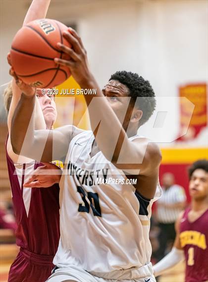 Thumbnail 3 in University Vs Scecina (IHSAA 2A Sectional 1st round) photogallery.
