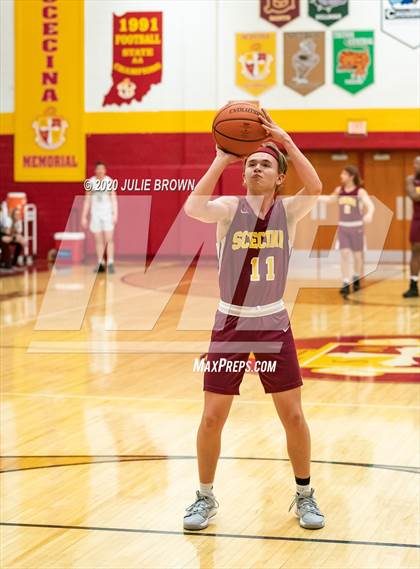 Thumbnail 1 in University Vs Scecina (IHSAA 2A Sectional 1st round) photogallery.