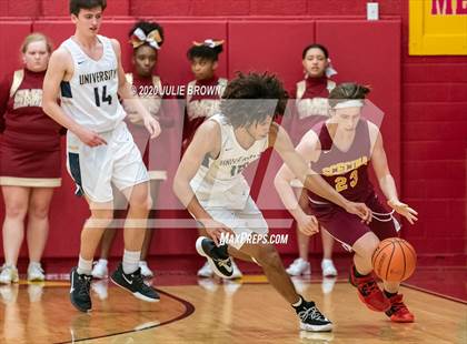 Thumbnail 2 in University Vs Scecina (IHSAA 2A Sectional 1st round) photogallery.