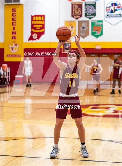 Thumbnail 2 in University Vs Scecina (IHSAA 2A Sectional 1st round) photogallery.