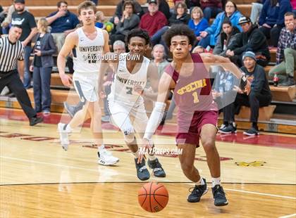 Thumbnail 1 in University Vs Scecina (IHSAA 2A Sectional 1st round) photogallery.