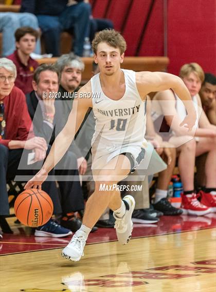 Thumbnail 2 in University Vs Scecina (IHSAA 2A Sectional 1st round) photogallery.