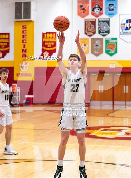 Thumbnail 3 in University Vs Scecina (IHSAA 2A Sectional 1st round) photogallery.