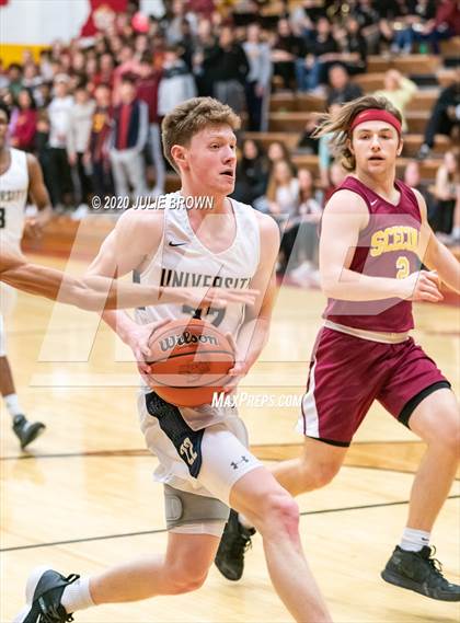 Thumbnail 1 in University Vs Scecina (IHSAA 2A Sectional 1st round) photogallery.