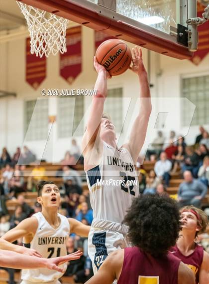 Thumbnail 2 in University Vs Scecina (IHSAA 2A Sectional 1st round) photogallery.