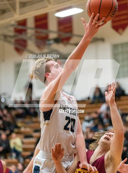 Thumbnail 3 in University Vs Scecina (IHSAA 2A Sectional 1st round) photogallery.