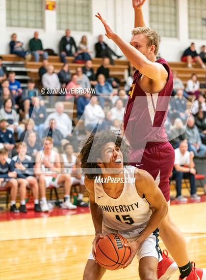 Thumbnail 2 in University Vs Scecina (IHSAA 2A Sectional 1st round) photogallery.