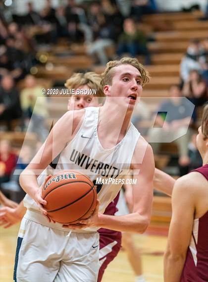 Thumbnail 1 in University Vs Scecina (IHSAA 2A Sectional 1st round) photogallery.