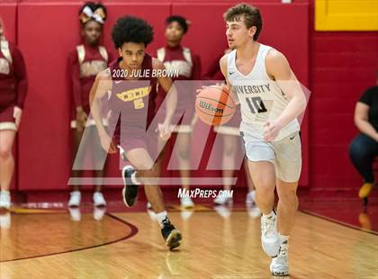 Thumbnail 1 in University Vs Scecina (IHSAA 2A Sectional 1st round) photogallery.
