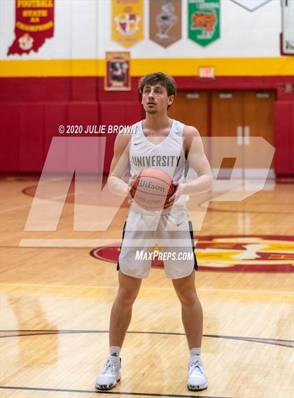 Thumbnail 2 in University Vs Scecina (IHSAA 2A Sectional 1st round) photogallery.