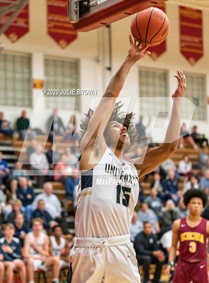 Thumbnail 1 in University Vs Scecina (IHSAA 2A Sectional 1st round) photogallery.