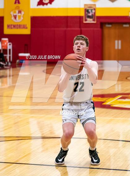 Thumbnail 3 in University Vs Scecina (IHSAA 2A Sectional 1st round) photogallery.