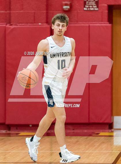 Thumbnail 3 in University Vs Scecina (IHSAA 2A Sectional 1st round) photogallery.