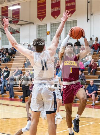 Thumbnail 1 in University Vs Scecina (IHSAA 2A Sectional 1st round) photogallery.