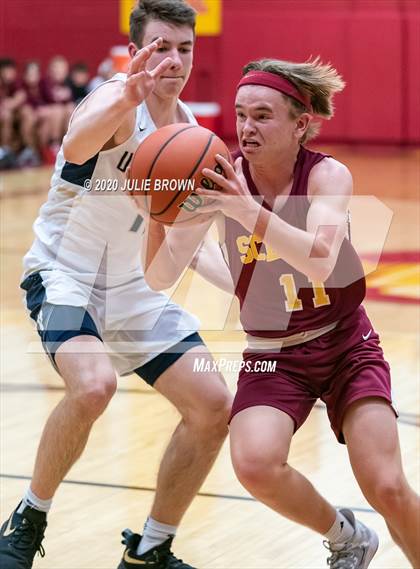 Thumbnail 3 in University Vs Scecina (IHSAA 2A Sectional 1st round) photogallery.