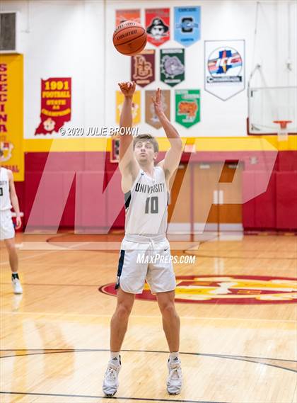 Thumbnail 2 in University Vs Scecina (IHSAA 2A Sectional 1st round) photogallery.