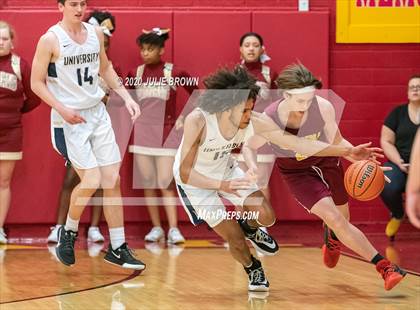 Thumbnail 1 in University Vs Scecina (IHSAA 2A Sectional 1st round) photogallery.