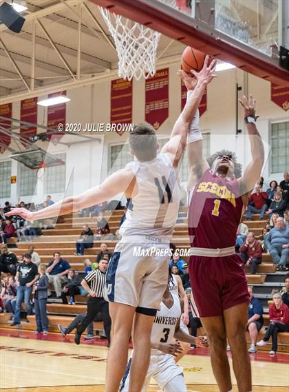 Thumbnail 3 in University Vs Scecina (IHSAA 2A Sectional 1st round) photogallery.