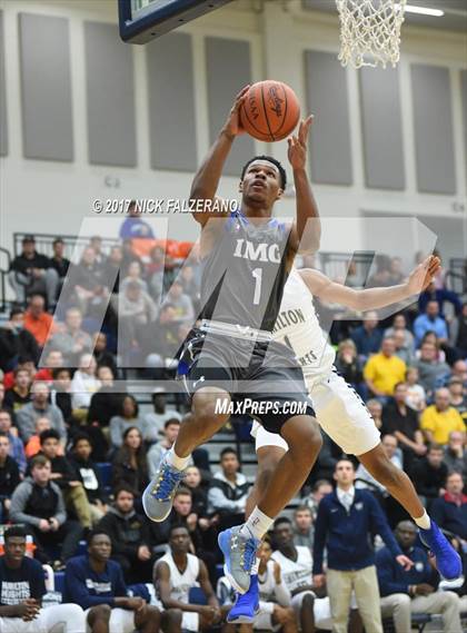 Thumbnail 1 in Hamilton Heights Christian Academy vs. IMG Academy photogallery.