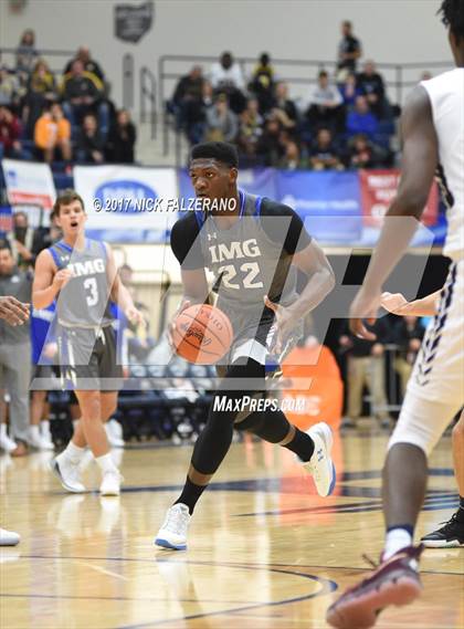 Thumbnail 1 in Hamilton Heights Christian Academy vs. IMG Academy photogallery.