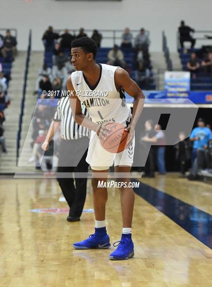 Thumbnail 3 in Hamilton Heights Christian Academy vs. IMG Academy photogallery.