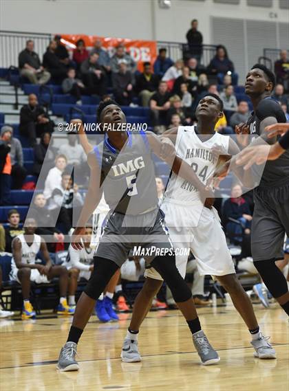 Thumbnail 1 in Hamilton Heights Christian Academy vs. IMG Academy photogallery.