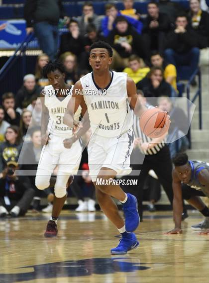 Thumbnail 1 in Hamilton Heights Christian Academy vs. IMG Academy photogallery.