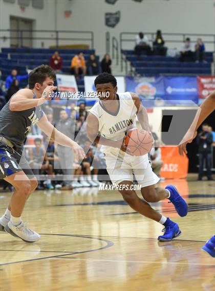 Thumbnail 3 in Hamilton Heights Christian Academy vs. IMG Academy photogallery.