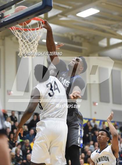 Thumbnail 1 in Hamilton Heights Christian Academy vs. IMG Academy photogallery.