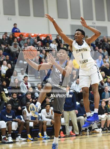 Thumbnail 2 in Hamilton Heights Christian Academy vs. IMG Academy photogallery.