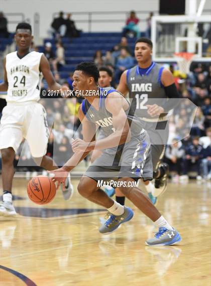 Thumbnail 2 in Hamilton Heights Christian Academy vs. IMG Academy photogallery.