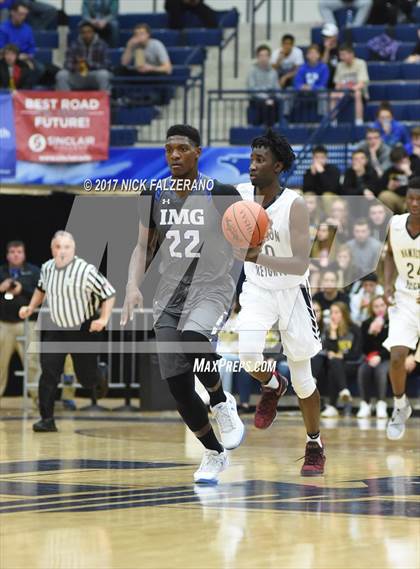 Thumbnail 2 in Hamilton Heights Christian Academy vs. IMG Academy photogallery.