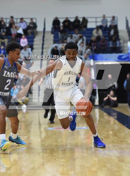 Thumbnail 3 in Hamilton Heights Christian Academy vs. IMG Academy photogallery.