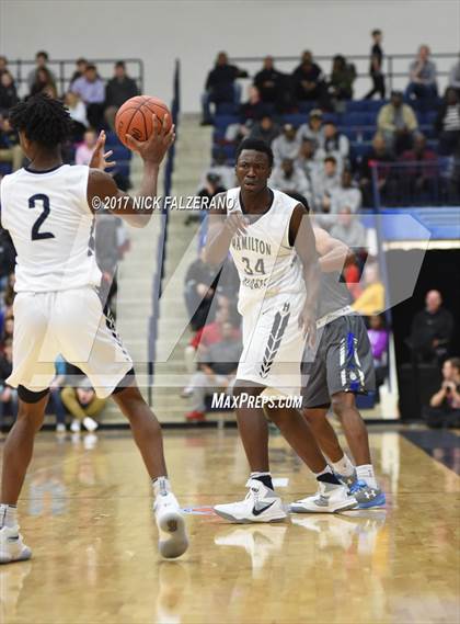 Thumbnail 2 in Hamilton Heights Christian Academy vs. IMG Academy photogallery.