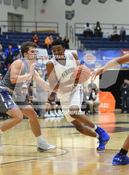 Thumbnail 1 in Hamilton Heights Christian Academy vs. IMG Academy photogallery.