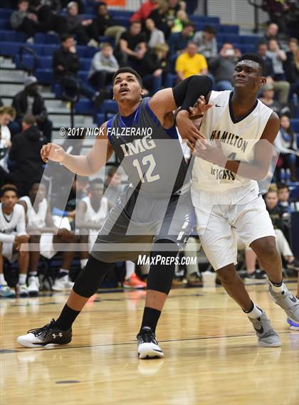 Thumbnail 2 in Hamilton Heights Christian Academy vs. IMG Academy photogallery.