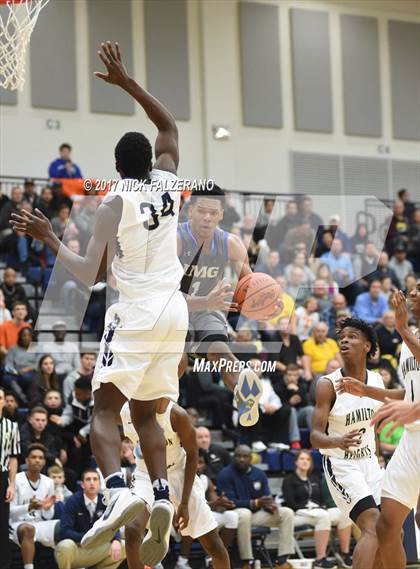 Thumbnail 1 in Hamilton Heights Christian Academy vs. IMG Academy photogallery.