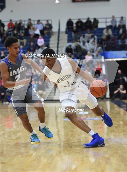 Thumbnail 1 in Hamilton Heights Christian Academy vs. IMG Academy photogallery.