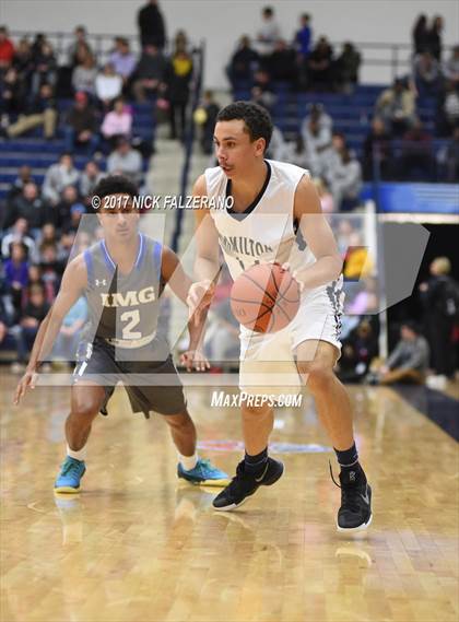 Thumbnail 2 in Hamilton Heights Christian Academy vs. IMG Academy photogallery.