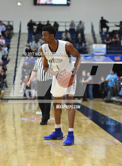 Thumbnail 2 in Hamilton Heights Christian Academy vs. IMG Academy photogallery.